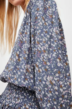 ZANA DRESS - BLUE DITSY FLORAL|Rails Fashion
